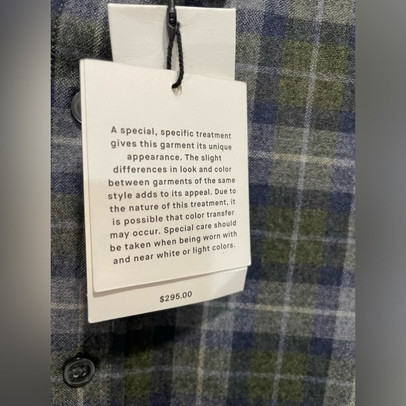 NWT Vince plaid button down shirt - Picture 7 of 10